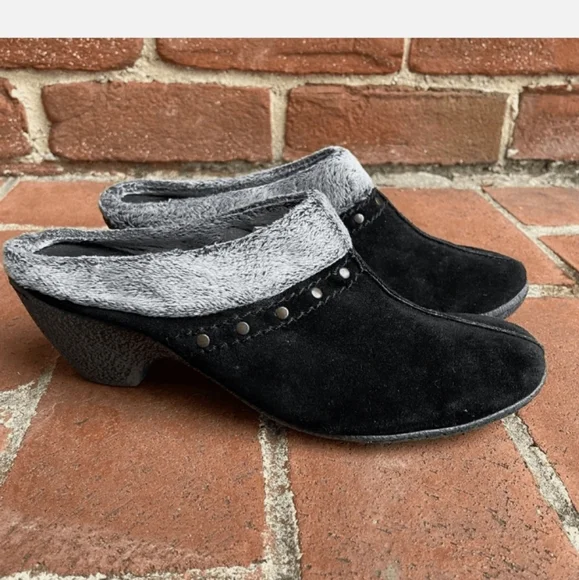 Eric Michael Black Suede Mules 37 - Picture 4 of 6